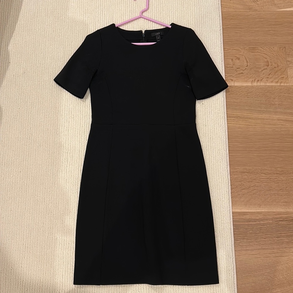 JCrew Black Shift Dress